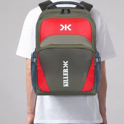 Killer Unisex Colourblocked Backpack-18