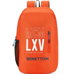 United Colors of Benetton Unisex Typography Water Resistant 13 Inch Laptop Backpack-12