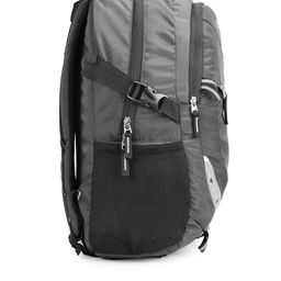 Provogue Unisex Grey PU Backpack with Reflective Strip & Rain Cover image 3