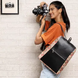 ZOUK Women Printed Backpack-50