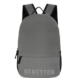 United Colors of Benetton Unisex Brand Logo Printed Padded Backpack-11