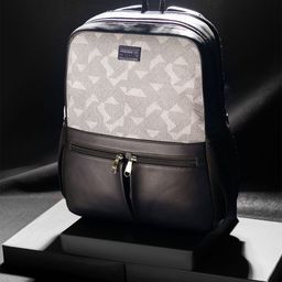 ZOUK Geometric Printed Backpack with Compression Straps Up to 16 inch-13