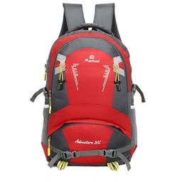 Martucci Unisex Red & Grey Brand Logo Backpack with Reflective Strip-16