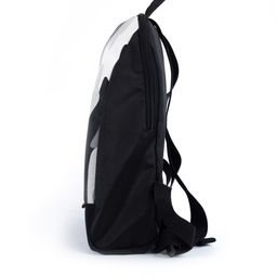 QIPS Unisex Grey & White Camouflage Printed Backpack image 4