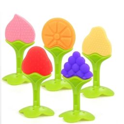 5 baby safe Silicone Rattle-12