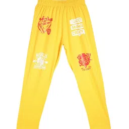 Fashionable Kids Mid-Rise Typography Printed Pure Cotton Track Pant-picture-44