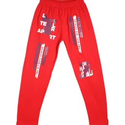 Fashionable Kids Typography-Detail Cotton Regular Fit Track Pants-picture-27
