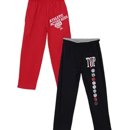 Fashionable Kids Pack Of 2 Printed Cotton Lounge Pants-25