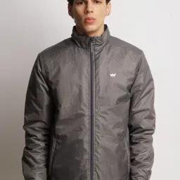 Men Solid Quilted Jacket-image-26