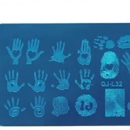 1 Piece QJ-L32 Style Nail Plates Nail Art Image Stamping Plates Nail Sticker-image-4