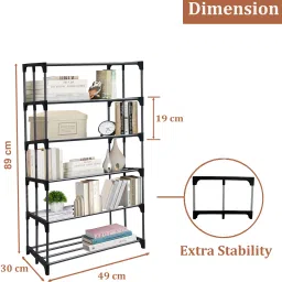 philoshop Metal-Bookshelf Metal Open Book Shelf image 4