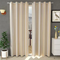 270 cm (9 ft) Polyester Long Door Curtain (Pack Of 2)-24