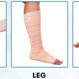 COTTON CREPE BANDAGE ROLL (SIZE 8cm X 4 Mtr.) X 2 Crepe Bandage-image-61