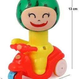 asian Press N Go Cocomelon-Colorful Press and Go Friction scooter Multicolor-Pack of 1 Rattle image 5