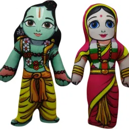 Ram Sita Toy for Kids 7.5 inch Soft Washable Cuddly Toy for Kids, Home Decor- 19 cm-image-66