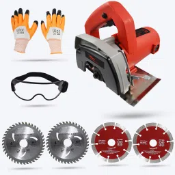 HGCM82M1 Tile Cutting Machine with Tile/Wood Cutting Wheels, Safety Googles Marble Cutter-11
