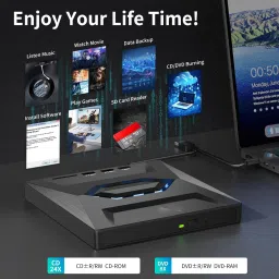OG X NEXA WITH DEVICE USB 3.0 & Type C External CD DVD Writer RW Optical Drive CD/DVD External DVD Writer image 5