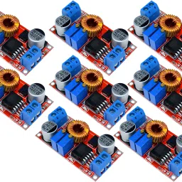 shockley XL4015 DC-DC Buck Converter Step Down Lithium Battery Charger Module (8 Pc) Multipurpose Controller-30