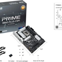 ASUS PRIME B860-PLUS-CSM LGA1851 RL-ILMSocket ATX Intel B860 Chipset DDR5 Motherboard for Desktop image 5