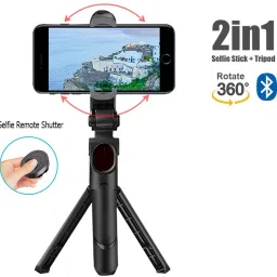 SOJUBA 3in1 Stand BT Selfie Stick With BT Remote Video Stand in Gimbal Stabilizer Tripod, Tripod Clamp, Tripod Kit, Monopod, Monopod Kit, Tripod Ball Head, Tripod Bracket-9