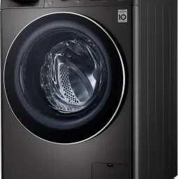 lg 10.5/7 kg with Inverter ,AI Direct Drive Technology Ready to Wear Clothes Washer with Dryer with In-built Heater Black image 2
