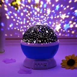 Star Master 360 Degree Moon Night Light Lamp Projector with Colors and USB Cable Table Lamp-23