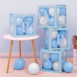 Solid Balloon box baby for baby shower decoration kit & 1st birthday decoration items Balloon-image-40