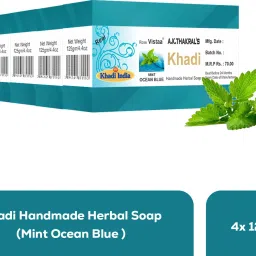 A.K.Thakral's Ocean Mint Blue Handmade Herbal Soap-45