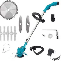 Grass Trimmer Edge Cutter Mower & Trimmer Adjustable Height 12v Cordless Grass Trimmer-image-34