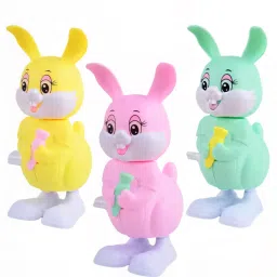 3 pcs Jumping Rabbit Key Operated Wind Up toys 6 Months - 6 Years(3 Colors) Bath Toy-image-26