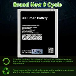 AEHUB Mobile Battery ForSamsung Galaxy J7 Nxt / J7 / J7 Core / J7 neo / J7 Duo / J4 / On7 / On7 Pro / 3000mAh image 4