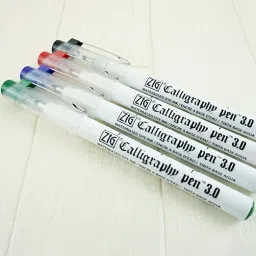 CALLIGRAPHY PEN OBLIQUE Tip MULTICOLOR 3mm For Professional and Beginners-14