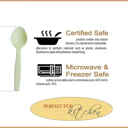 sauran Disposable Porcelain Table Spoon Set image 5