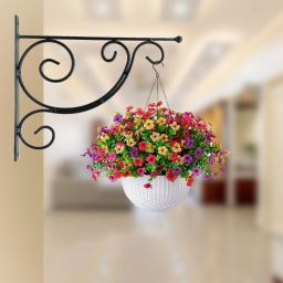 garden deco High Quality Vines design Wall Mounted Shelf Bracket (Set of 6 Pcs) 31.5 Cm Shelf Bracket image 5