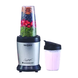 WONDERCHEF Nutri-Blend Thunder 1000 Watt 2 Jars Mixer Grinder Blender (22000 RPM, Compact Design, Black/Silver)-16
