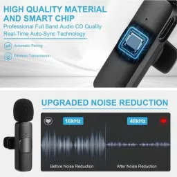 BfsTeckt K8 Wireless Plug And Play Type C Collar Mic Supported Only Android Camera Microphone image 4