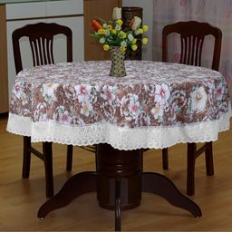 dakshya industries Printed 4 Seater Table Cover-picture-33