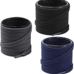 XERUS shoe lace Flat Black Grey Navy 90cm 3pair sneakers canvas Shoe Lace-image-69