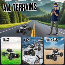 Ritesh Toyz Remote Control Car for Kids Rock Crawler 4 WD Monster123 Multipurpose Controller-36