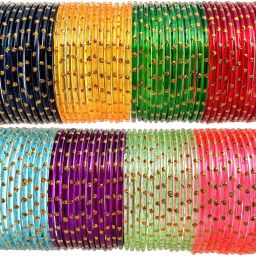 Glass Bangle Set-image-0
