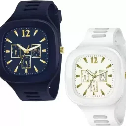 Om Collection Mens Combo Analog Watch - For Men QT50-image-44
