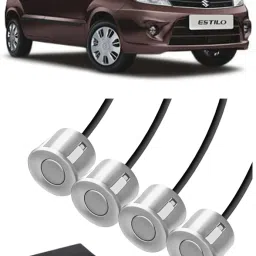 AB357 Silver Car Reverse Parking Sensor with LED Display 4 Sensor A357 Parking Sensor-image-7