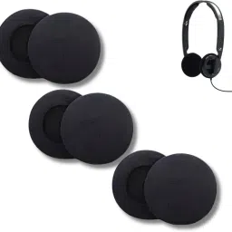 Crysendo Compatible with SENNHEISER 50mm|10mm Thick Replacement Headset Cushion(3 pairs) Over The Ear Headphone Cushion-image-37