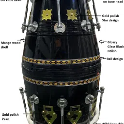 Mango B-18 Kit (Speciale) Nut & Bolts Dholak-20