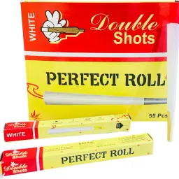 Double Shots Pre rolled 55 pieces cones Natural King Size 13 gsm Paper Roll-28