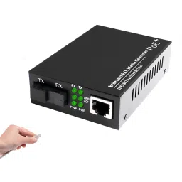 HANUTECH Ethernet Switch POE Gigabit Fiber Optic Transceiver SC Fiber Optic Switch 0 Ports 1000 Mbps Network Switch-7