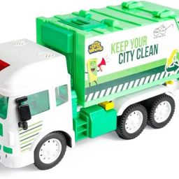 MY FIRST WHEELS Friction Powered Realistic Garbage Truck Toy-image-56