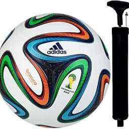 Traders 4 colour hand stich football size-5 with Air pump Football - Size: 5-image-12