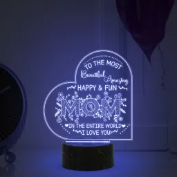 To The Most Beautiful Amazing Mom Mother's Day Gift for Mom Table Lamp-25