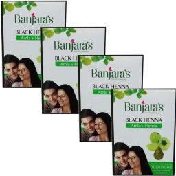 Black Henna Amla+Henna (Pack of 4) ,Black-image-56